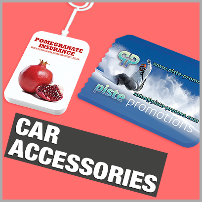 Car Accessories personalised with print