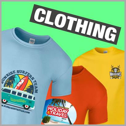 Promotional Clothing with no MOQ